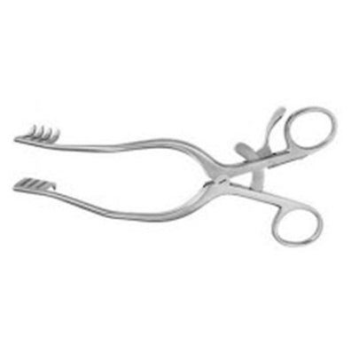 Forcep Tissue Adson 7-1/2" Angled Arm 4x4 Teeth 3/4x3/4" Stainless Steel Ea
